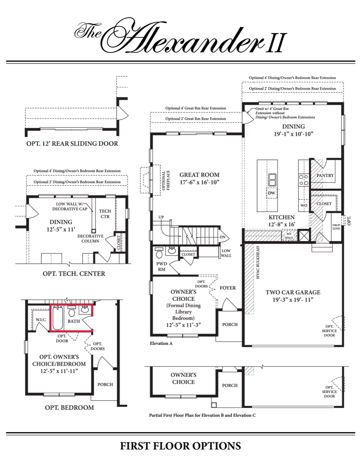 Alexander II First Floor — Ward Communities home