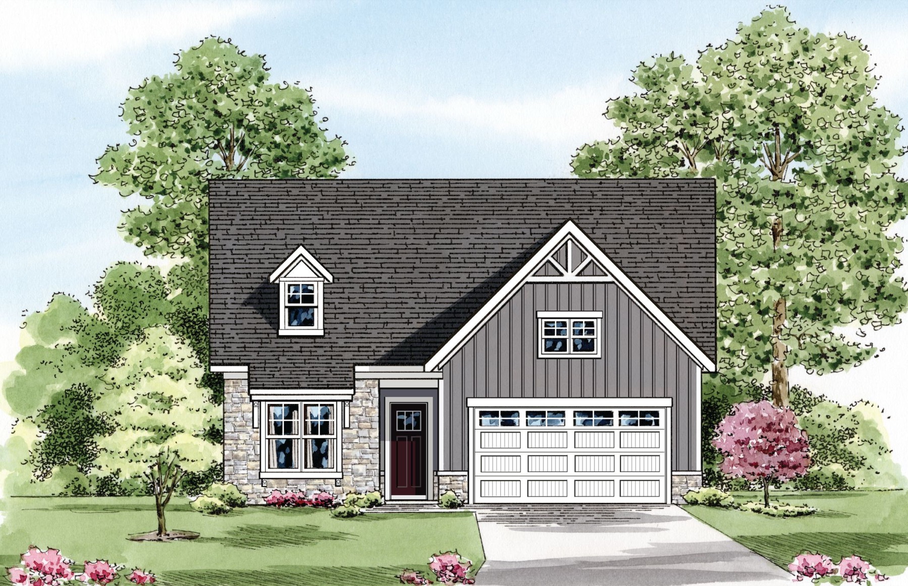 Andrews I Elevation A — Ward Communities home