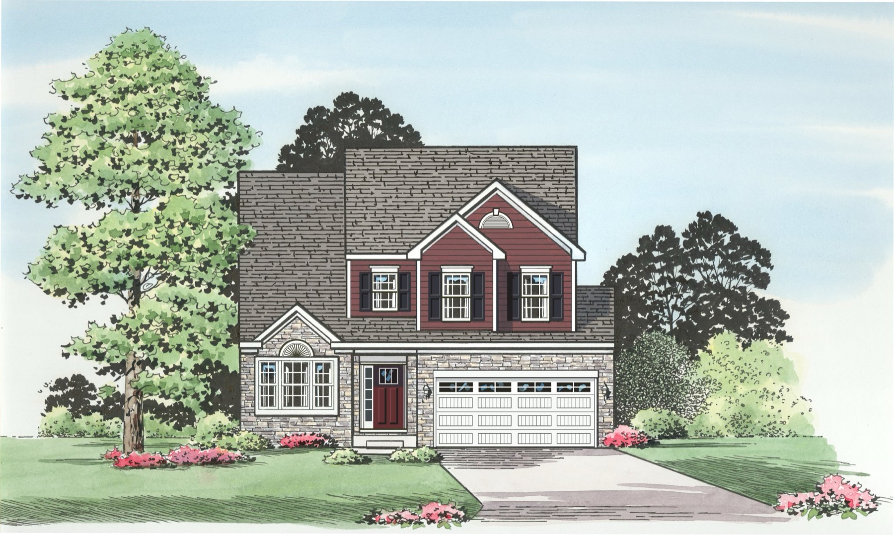 Aspen Elevation C — Ward Communities home