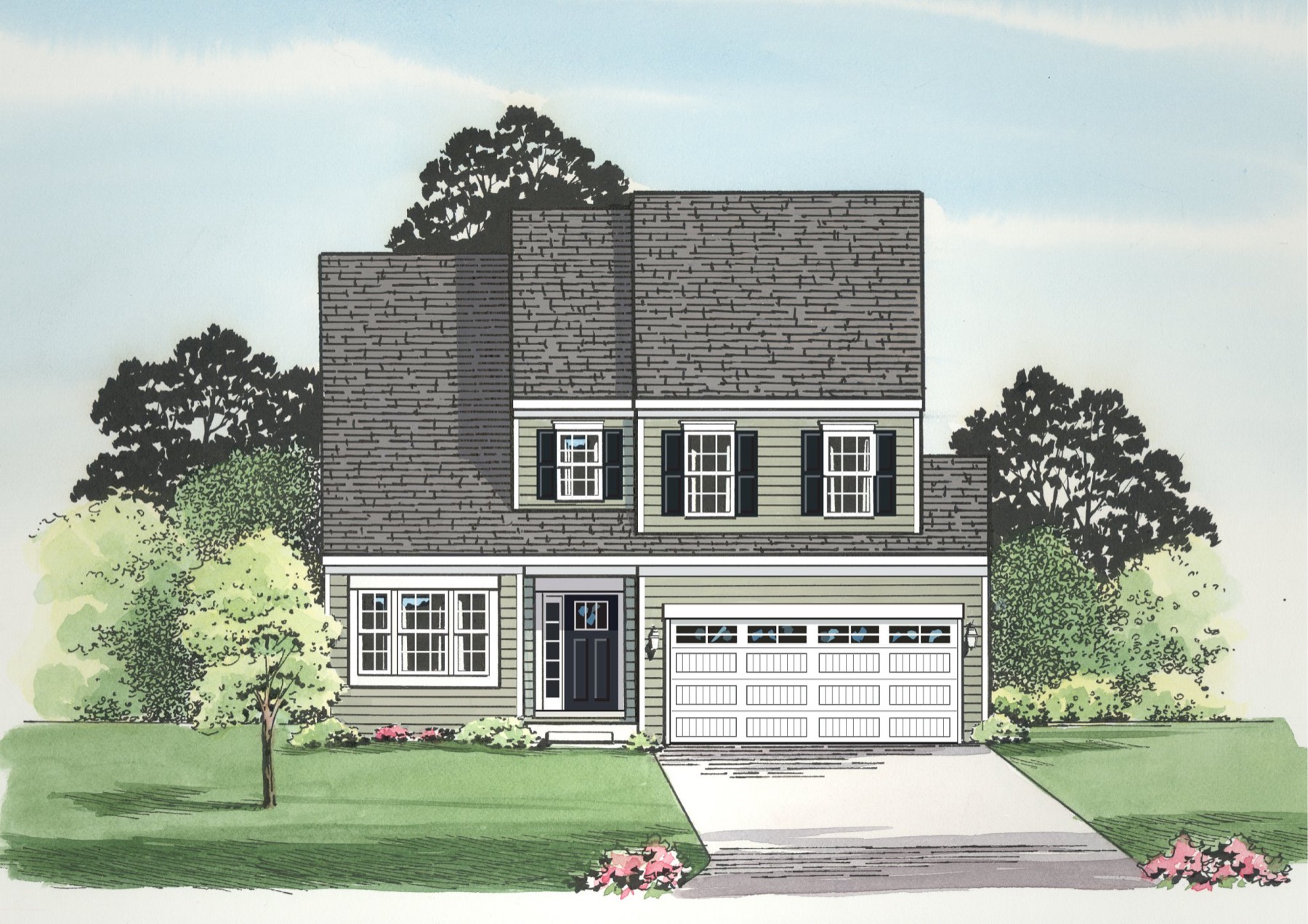 Aspen Elevation A — Ward Communities home