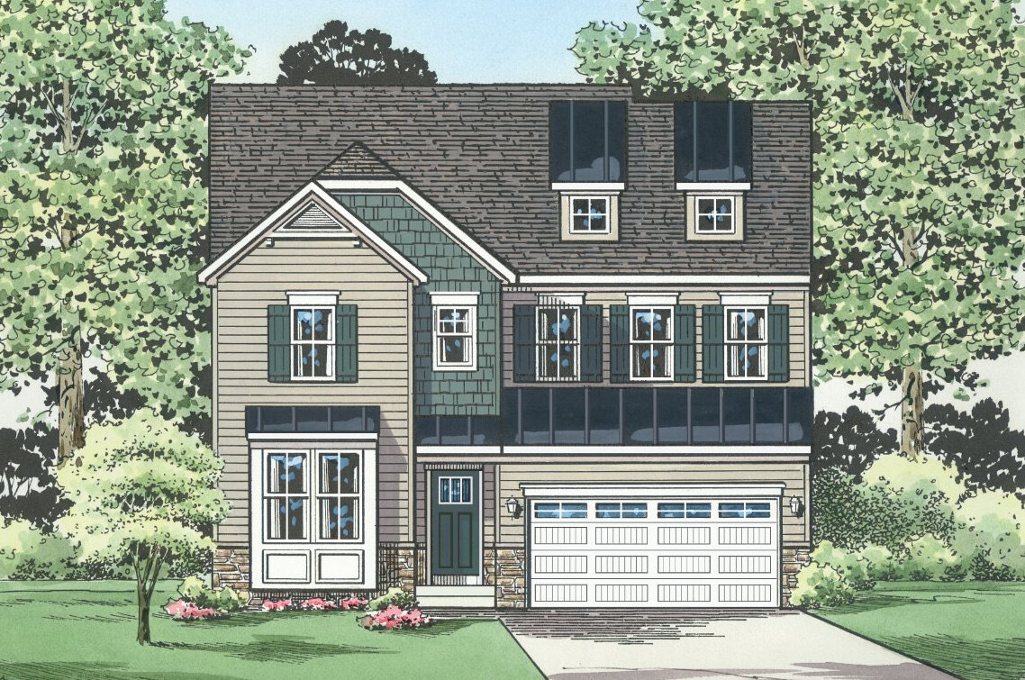 Franklin Elevation B — Ward Communities home