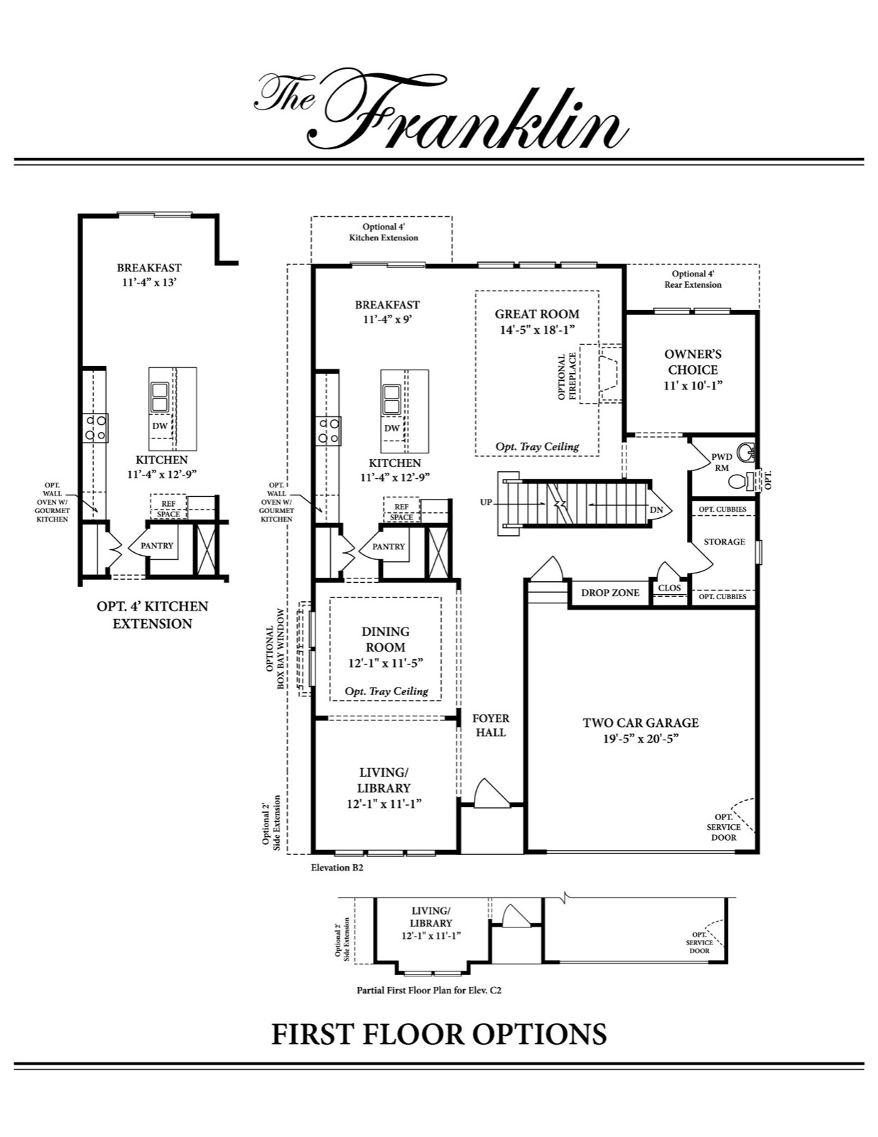 Franklin First Floor — Ward Communities home