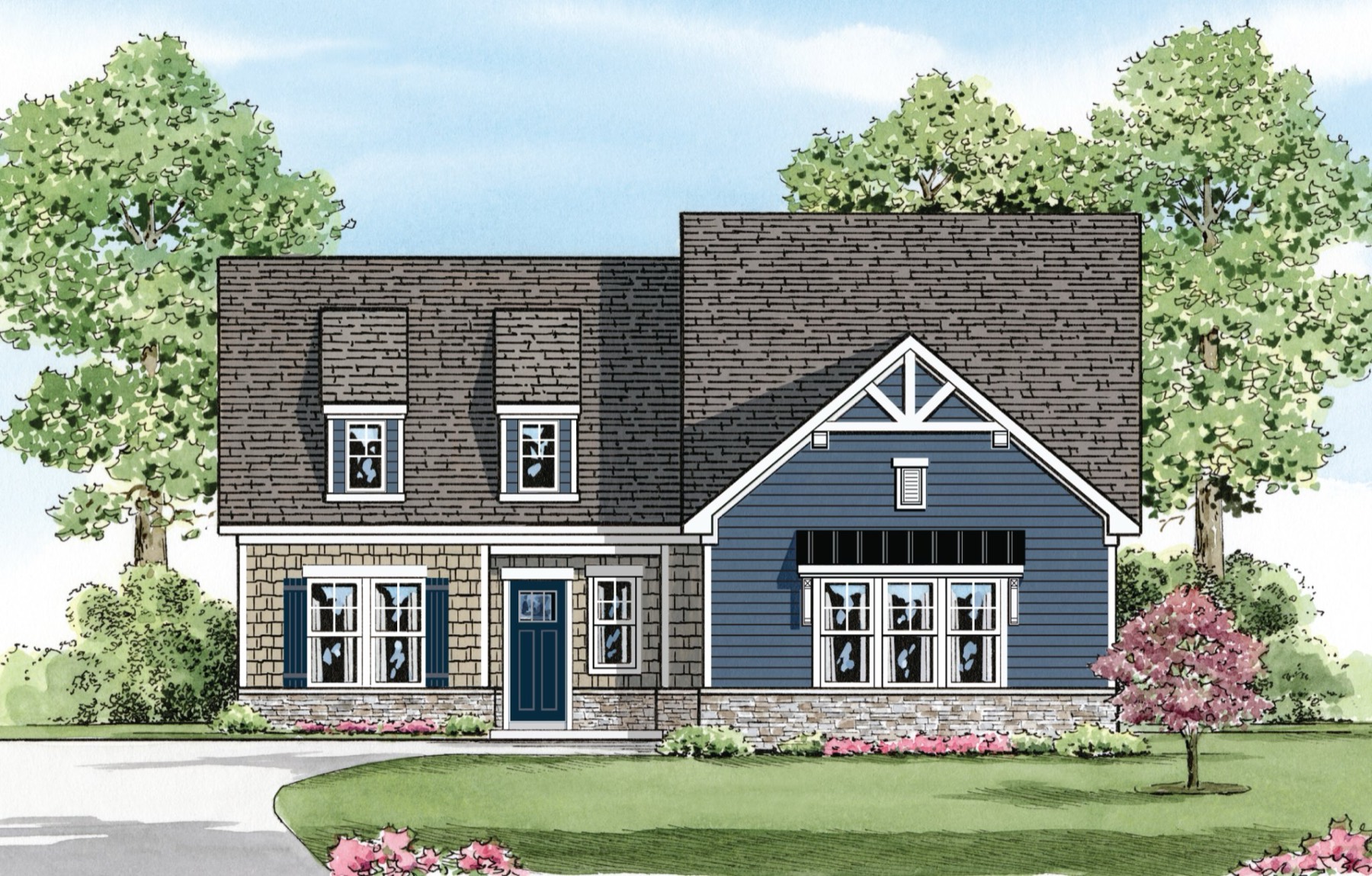 Grant Elevation B — Ward Communities home