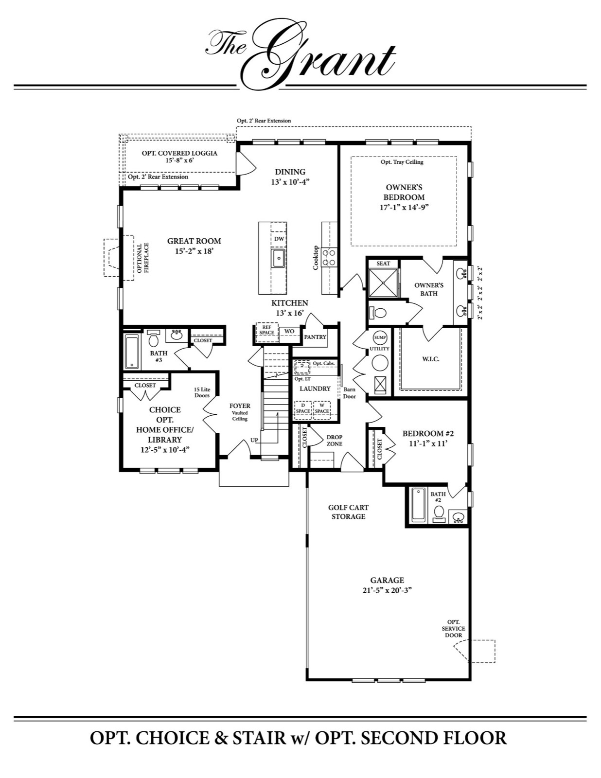 Grant Opt. Choice & Second Floor — Ward Communities home