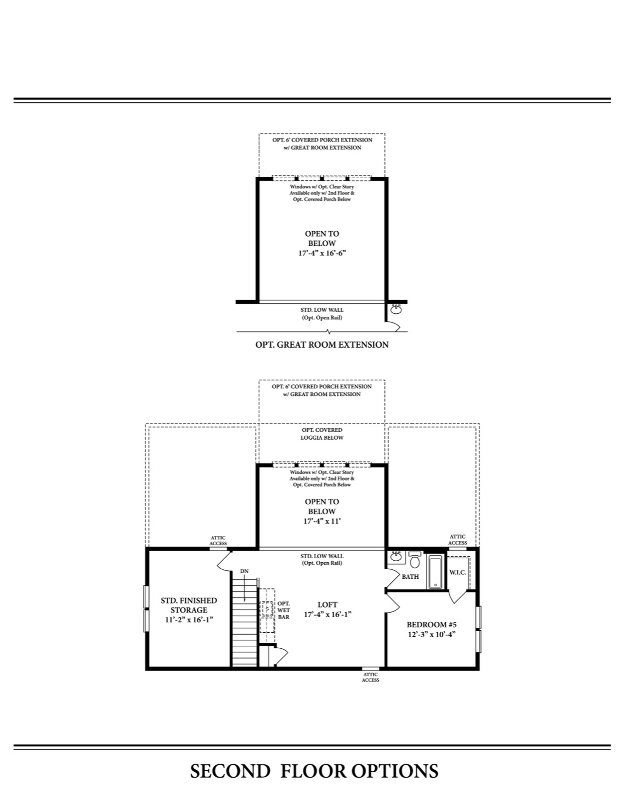 Lincoln Optional Second Floor — Ward Communities home