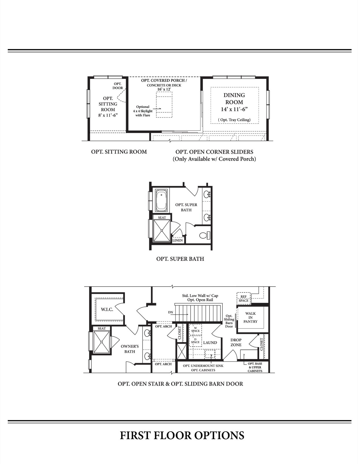Lindsay I First Floor Options — Ward Communities home