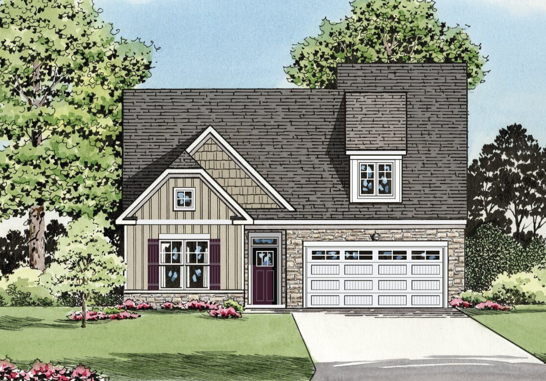 Lindsay I Elevation A — Ward Communities home