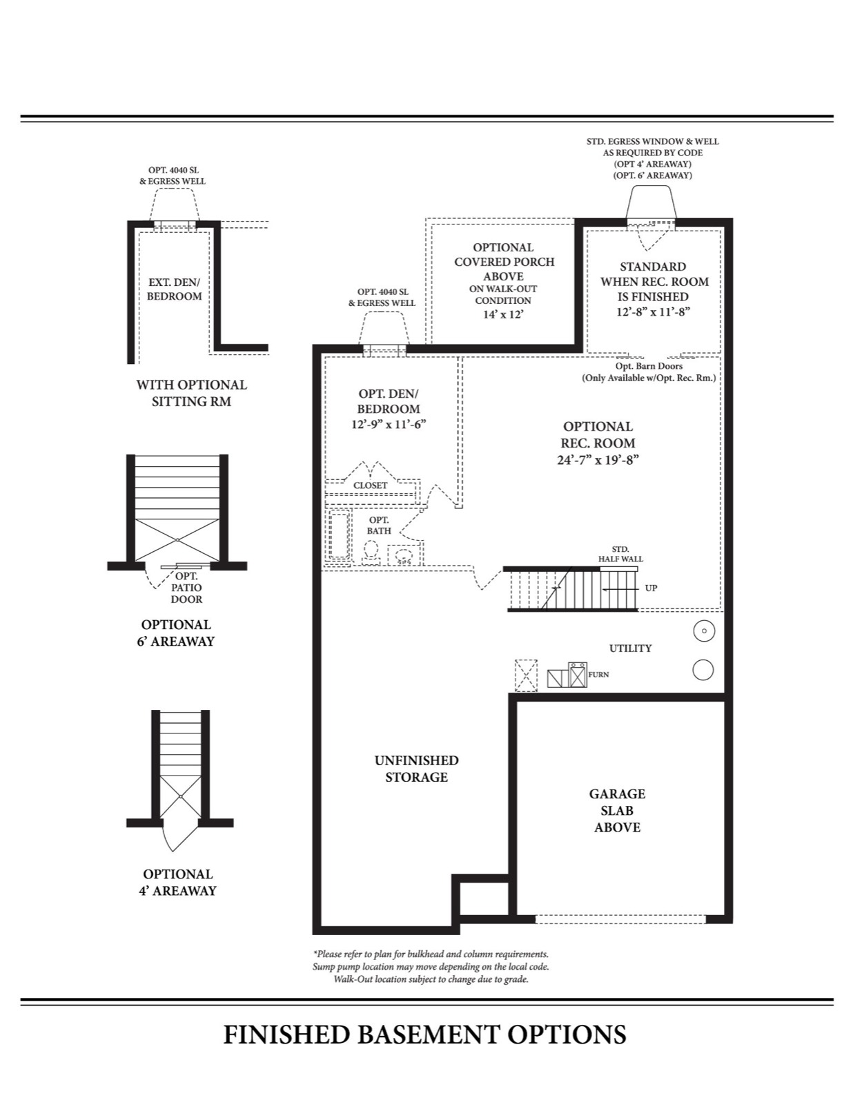 Lindsay II Finished Basement Option — Ward Communities home