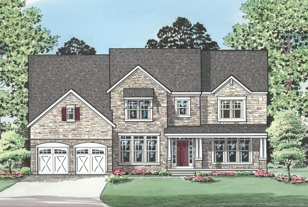 Oxford Elevation B — Ward Communities home