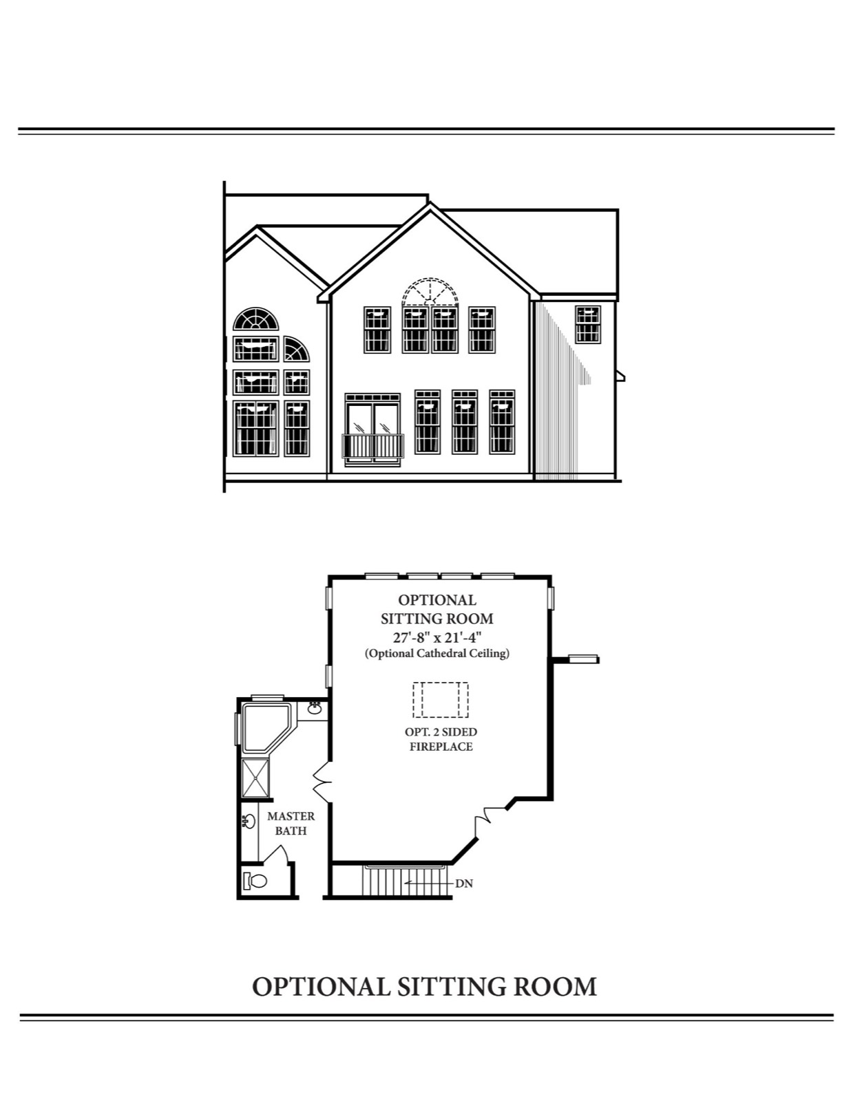 Oxford Optional Sitting Room — Ward Communities home