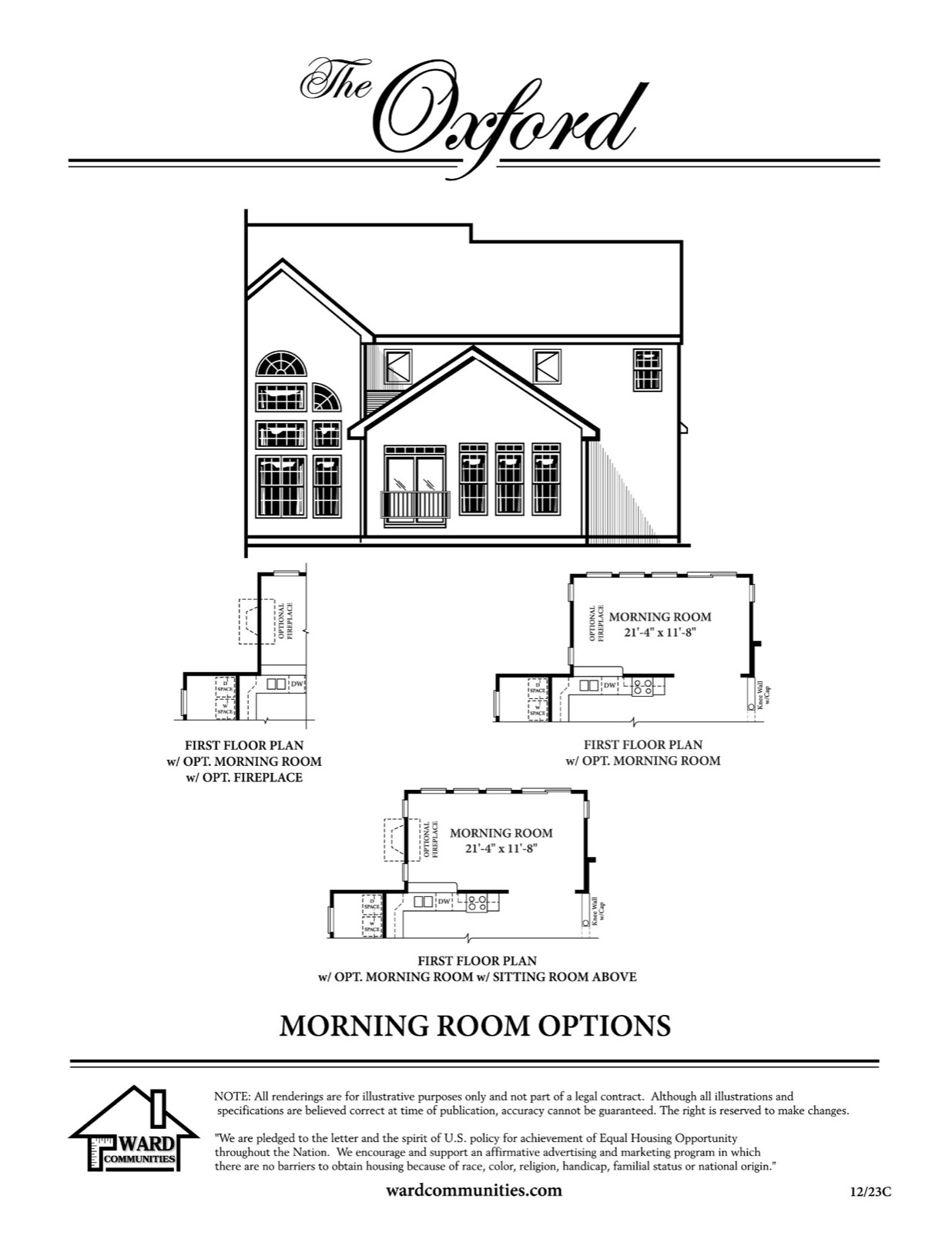 Oxford Morning Room Option — Ward Communities home
