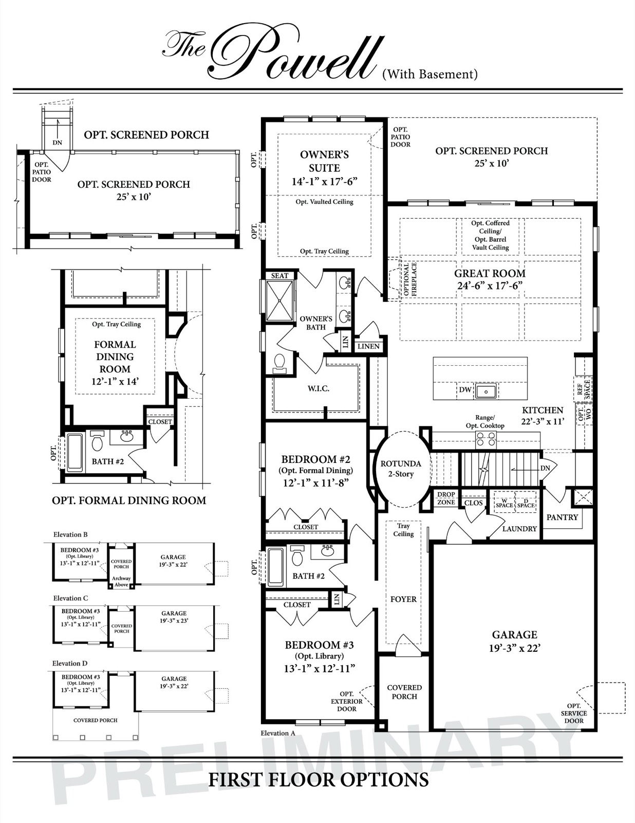 Powell First Floor — Ward Communities home
