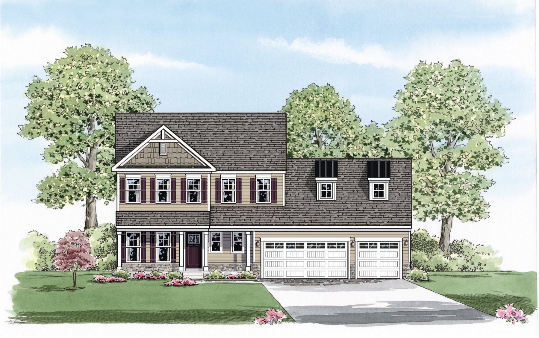 Southill Elevation B — Ward Communities home
