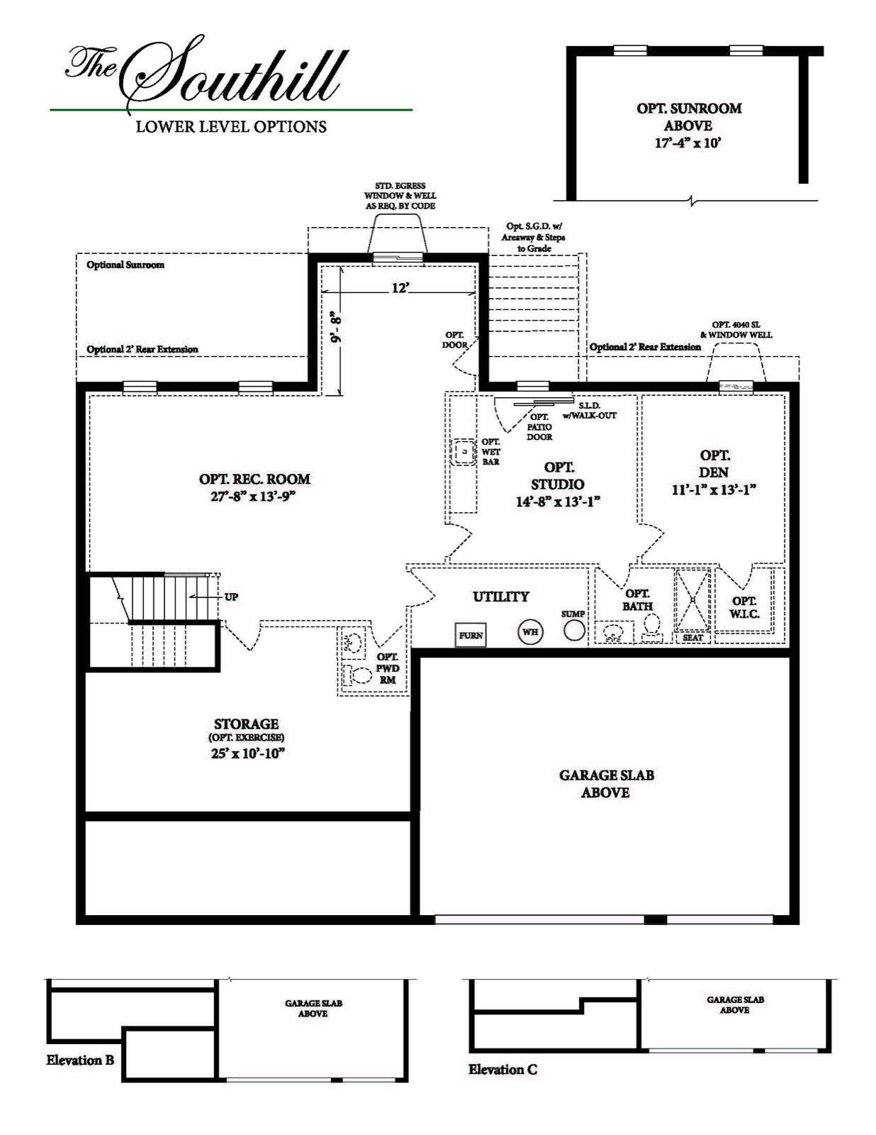 Southill Lower Level Option — Ward Communities home