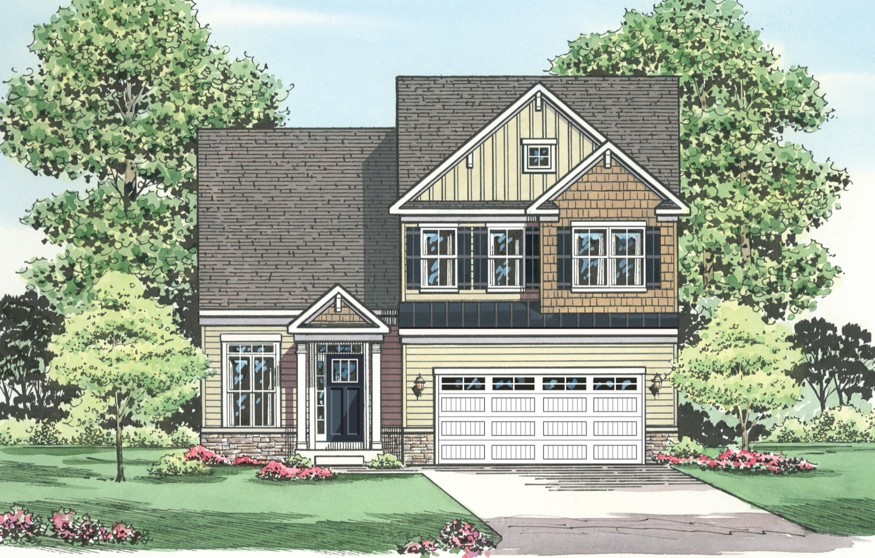 Tolchester II Elevation B — Ward Communities home