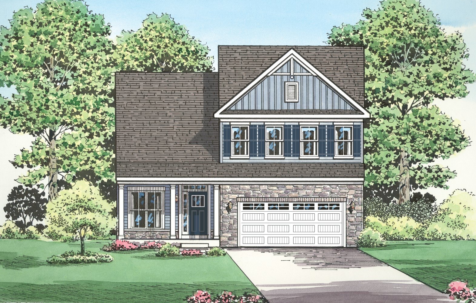 Tolchester II Elevation C — Ward Communities home