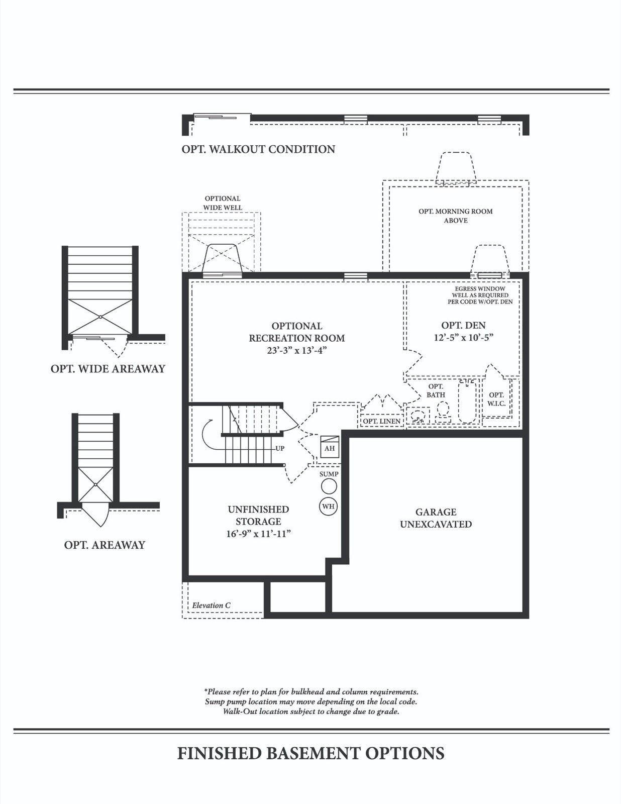 Tolchester II Finished Basement Option — Ward Communities home